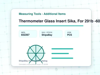 Thermometer Glass Insert Sika, For 291b -60-40deg.c 160mm - Measuring Tools - Additional Items - IMPA 652267 - UOM PCS