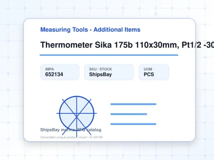 Thermometer Sika 175b 110x30mm, Pt1/2 -30-50deg.c 100mm-stem - Measuring Tools - Additional Items - IMPA 652134 - UOM PCS