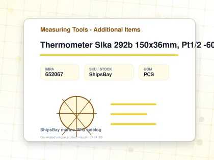 Thermometer Sika 292b 150x36mm, Pt1/2 -60-40deg.c 160mm-stem - Measuring Tools - Additional Items - IMPA 652067 - UOM PCS