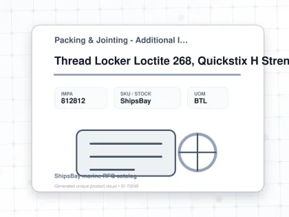 Thread Locker Loctite 268, Quickstix H Strength Red 19grm - Packing & Jointing - Additional Items - IMPA 812812 - UOM BTL