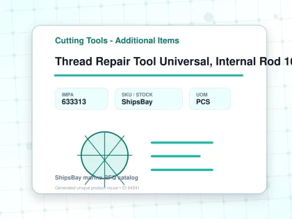 Thread Repair Tool Universal, Internal Rod 16-20mm Dia Nes23 - Cutting Tools - Additional Items - IMPA 633313 - UOM PCS