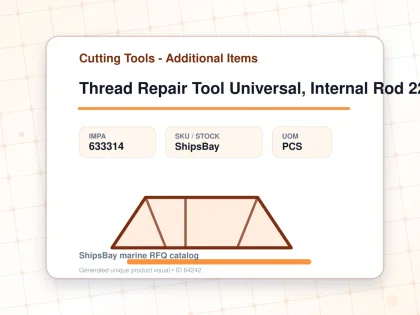 Thread Repair Tool Universal, Internal Rod 22-32mm Dia Nes24 - Cutting Tools - Additional Items - IMPA 633314 - UOM PCS