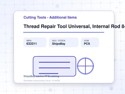 Thread Repair Tool Universal, Internal Rod 8-11mm Dia Nes21 - Cutting Tools - Additional Items - IMPA 633311 - UOM PCS