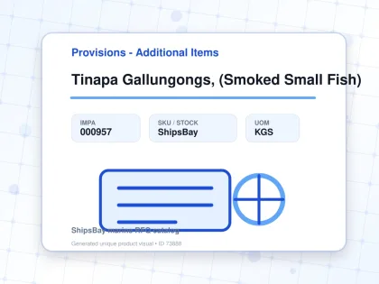 Tinapa Gallungongs, (Smoked Small Fish) - Provisions - Additional Items - IMPA 000957 - UOM KGS