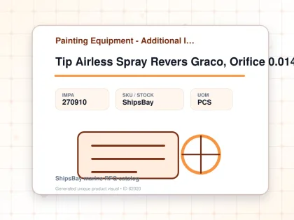 Tip Airless Spray Revers Graco, Orifice 0.014" W:10cm Fflp-214 - Painting Equipment - Additional Items - IMPA 270910 - UOM PCS