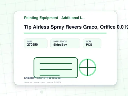 Tip Airless Spray Revers Graco, Orifice 0.019" W:15cm Paa-319 - Painting Equipment - Additional Items - IMPA 270950 - UOM PCS