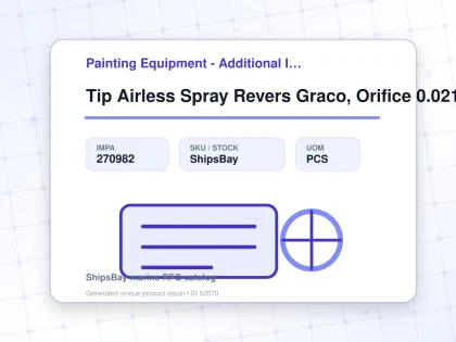 Tip Airless Spray Revers Graco, Orifice 0.021" W:35cm Paa-721 - Painting Equipment - Additional Items - IMPA 270982 - UOM PCS