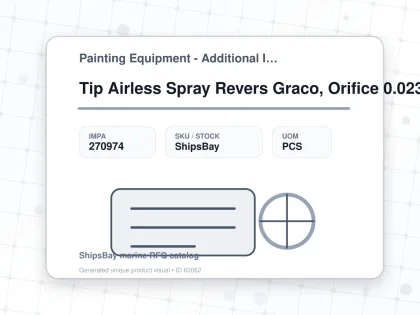 Tip Airless Spray Revers Graco, Orifice 0.023" W:25cm Paa-523 - Painting Equipment - Additional Items - IMPA 270974 - UOM PCS