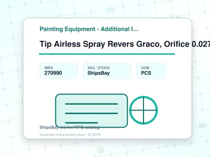Tip Airless Spray Revers Graco, Orifice 0.027" W:15cm Hda-327 - Painting Equipment - Additional Items - IMPA 270990 - UOM PCS