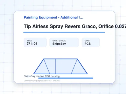 Tip Airless Spray Revers Graco, Orifice 0.027" W:30cm Hda-627 - Painting Equipment - Additional Items - IMPA 271104 - UOM PCS