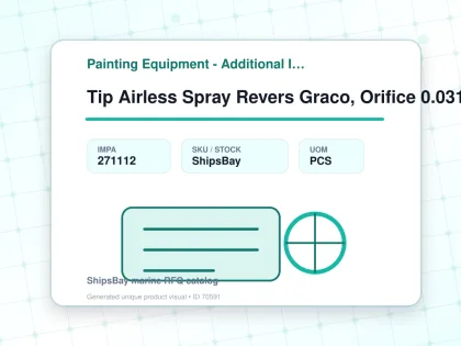 Tip Airless Spray Revers Graco, Orifice 0.031" W:40cm Hda-831 - Painting Equipment - Additional Items - IMPA 271112 - UOM PCS