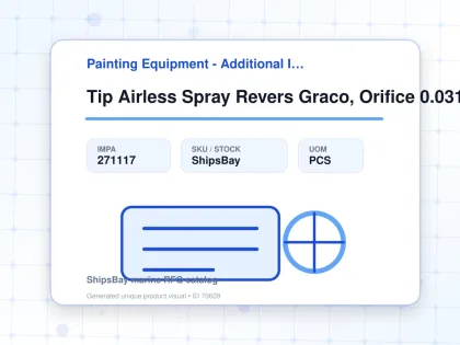 Tip Airless Spray Revers Graco, Orifice 0.031" W:60cm Wa-1232 - Painting Equipment - Additional Items - IMPA 271117 - UOM PCS