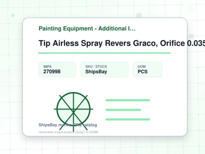 Tip Airless Spray Revers Graco, Orifice 0.035" W:20cm Hda-435 - Painting Equipment - Additional Items - IMPA 270998 - UOM PCS