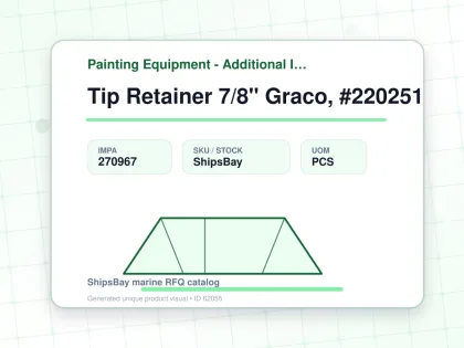Tip Retainer 7/8" Graco, #220251 - Painting Equipment - Additional Items - IMPA 270967 - UOM PCS