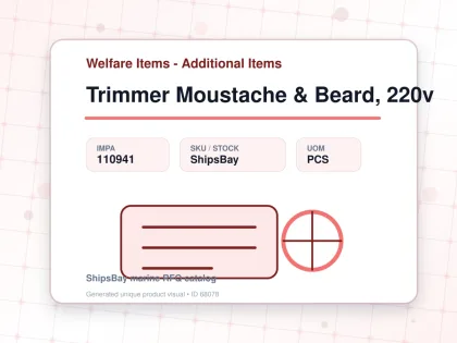 Trimmer Moustache & Beard, 220v - Welfare Items - Additional Items - IMPA 110941 - UOM PCS