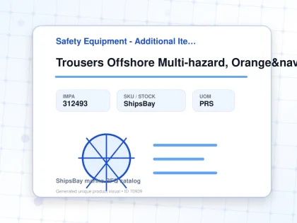 Trousers Offshore Multi-hazard, Orange&navy M - Safety Equipment - Additional Items - IMPA 312493 - UOM PRS
