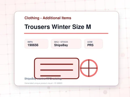 Trousers Winter Size M - Clothing - Additional Items - IMPA 190656 - UOM PRS