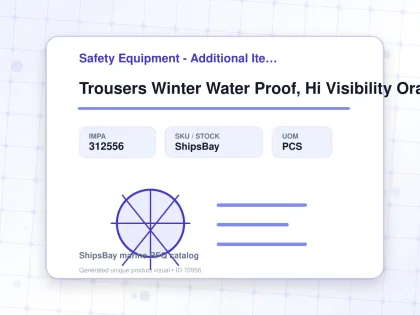 Trousers Winter Water Proof, Hi Visibility Orange/grey 2xl - Safety Equipment - Additional Items - IMPA 312556 - UOM PCS