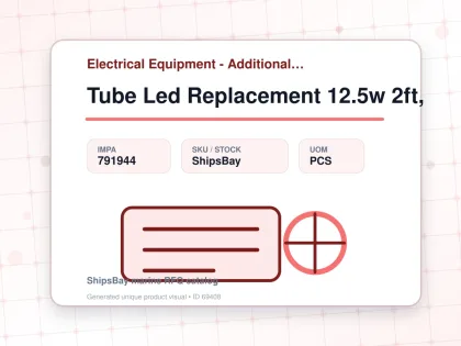 Tube Led Replacement 12.5w 2ft, - Electrical Equipment - Additional Items - IMPA 791944 - UOM PCS