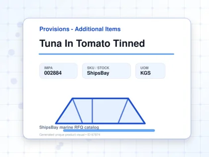Tuna In Tomato Tinned - Provisions - Additional Items - IMPA 002884 - UOM KGS