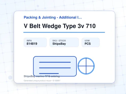 V Belt Wedge Type 3v 710 - Packing & Jointing - Additional Items - IMPA 814819 - UOM PCS