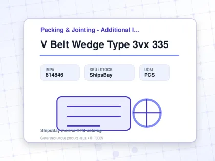 V Belt Wedge Type 3vx 335 - Packing & Jointing - Additional Items - IMPA 814846 - UOM PCS