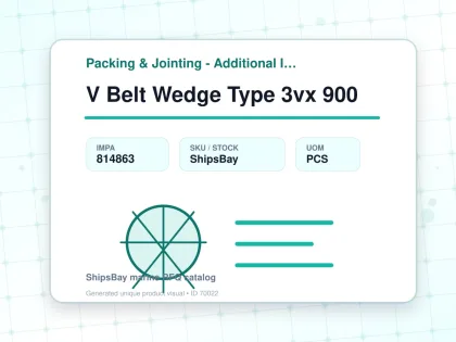 V Belt Wedge Type 3vx 900 - Packing & Jointing - Additional Items - IMPA 814863 - UOM PCS
