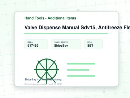 Valve Dispense Manual Sdv15, Antifreeze Flex Graco 247716 - Hand Tools - Additional Items - IMPA 617485 - UOM SET