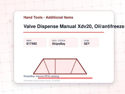 Valve Dispense Manual Xdv20, Oil/antifreeze 1/2 Flex 247721 - Hand Tools - Additional Items - IMPA 617492 - UOM SET