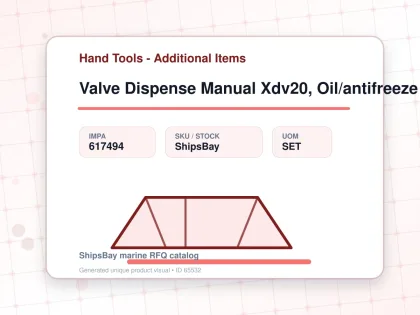 Valve Dispense Manual Xdv20, Oil/antifreeze 3/4 Flex 247723 - Hand Tools - Additional Items - IMPA 617494 - UOM SET