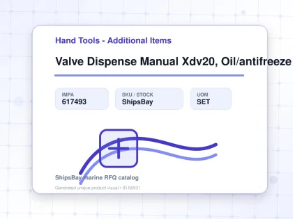 Valve Dispense Manual Xdv20, Oil/antifreeze 3/4 Rigid247722 - Hand Tools - Additional Items - IMPA 617493 - UOM SET