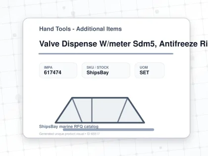Valve Dispense W/meter Sdm5, Antifreeze Rigid Graco 255802 - Hand Tools - Additional Items - IMPA 617474 - UOM SET