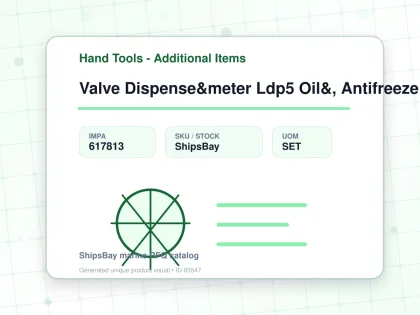 Valve Dispense&meter Ldp5 Oil&, Antifreeze Rigid Graco 256216 - Hand Tools - Additional Items - IMPA 617813 - UOM SET