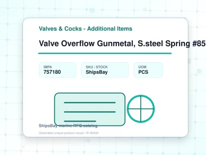 Valve Overflow Gunmetal, S.steel Spring #853bgfo Din 50 - Valves & Cocks - Additional Items - IMPA 757180 - UOM PCS