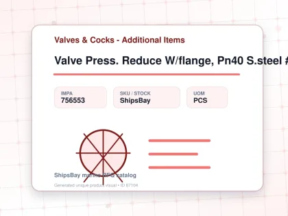 Valve Press. Reduce W/flange, Pn40 S.steel #482mgfo-sp Dn80 - Valves & Cocks - Additional Items - IMPA 756553 - UOM PCS