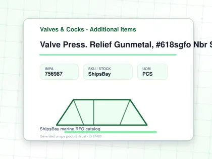 Valve Press. Relief Gunmetal, #618sgfo Nbr Seal 2" - Valves & Cocks - Additional Items - IMPA 756987 - UOM PCS