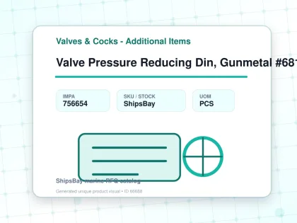 Valve Pressure Reducing Din, Gunmetal #681mgfo-lp Dn32 - Valves & Cocks - Additional Items - IMPA 756654 - UOM PCS