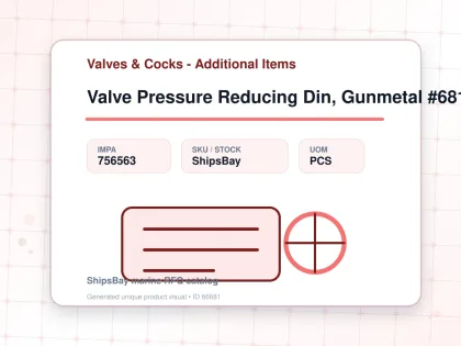 Valve Pressure Reducing Din, Gunmetal #681mgfo-sp Dn25 - Valves & Cocks - Additional Items - IMPA 756563 - UOM PCS