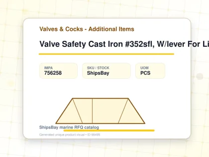 Valve Safety Cast Iron #352sfl, W/lever For Lifting Dn50 Pn16 - Valves & Cocks - Additional Items - IMPA 756258 - UOM PCS