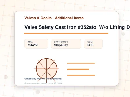 Valve Safety Cast Iron #352sfo, W/o Lifting Device Dn40 Pn16 - Valves & Cocks - Additional Items - IMPA 756255 - UOM PCS
