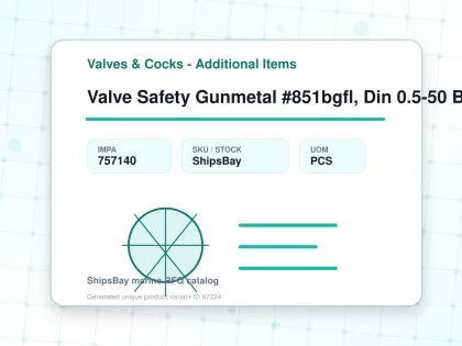 Valve Safety Gunmetal #851bgfl, Din 0.5-50 Bar G1-1/2" & 2" - Valves & Cocks - Additional Items - IMPA 757140 - UOM PCS
