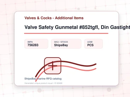Valve Safety Gunmetal #852tgfl, Din Gastight W/lever Pn40 Dn40 - Valves & Cocks - Additional Items - IMPA 756283 - UOM PCS