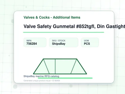 Valve Safety Gunmetal #852tgfl, Din Gastight W/lever Pn40 Dn50 - Valves & Cocks - Additional Items - IMPA 756284 - UOM PCS