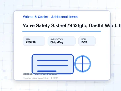 Valve Safety S.steel #452tgfo, Gastht W/o Lift Dev Dn50 Pn40 - Valves & Cocks - Additional Items - IMPA 756290 - UOM PCS