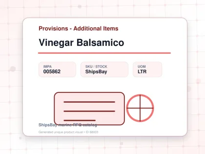 Vinegar Balsamico - Provisions - Additional Items - IMPA 005862 - UOM LTR