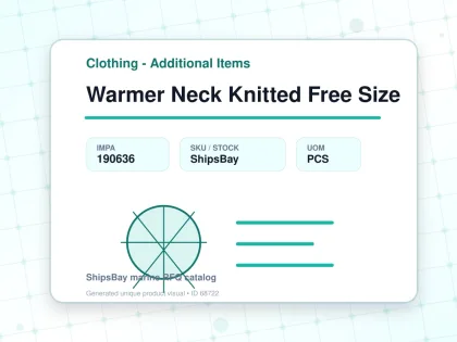 Warmer Neck Knitted Free Size - Clothing - Additional Items - IMPA 190636 - UOM PCS