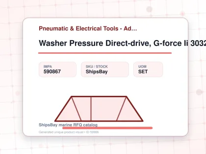 Washer Pressure Direct-drive, G-force Ii 3032 220bar #24u987 - Pneumatic & Electrical Tools - Additional Items - IMPA 590867 - UOM SET