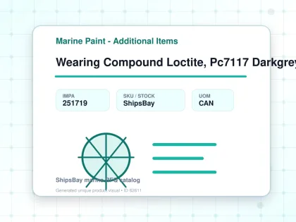 Wearing Compound Loctite, Pc7117 Darkgrey 1kg - Marine Paint - Additional Items - IMPA 251719 - UOM CAN
