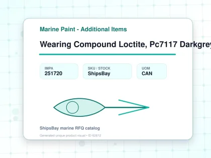 Wearing Compound Loctite, Pc7117 Darkgrey 6kg - Marine Paint - Additional Items - IMPA 251720 - UOM CAN