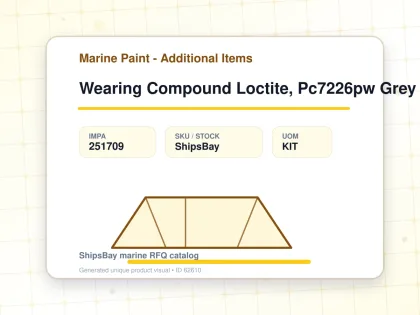 Wearing Compound Loctite, Pc7226pw Grey 10kg - Marine Paint - Additional Items - IMPA 251709 - UOM KIT